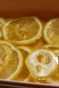 レモンの砂糖蜂蜜漬け＋レモンジュース
