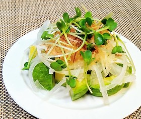 うひゃ~旨いアボカド×オニオンスライス♪