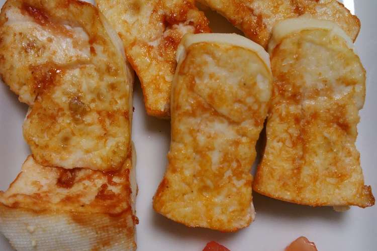 離乳食手づかみ お豆腐ケチャップ焼き レシピ 作り方 By ぶりこんa クックパッド 簡単おいしいみんなのレシピが365万品