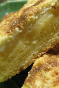 洋梨とクリームチーズの2層ケーキ