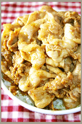 男のロマンだ!豚こま肉でうまいうまい豚丼