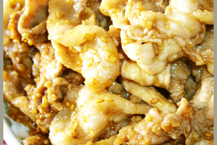 男のロマンだ 豚こま肉でうまいうまい豚丼 レシピ 作り方 By しるびー１９７８ クックパッド 簡単おいしいみんなのレシピが352万品