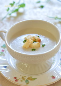里芋＆豆腐のクリーミースープ