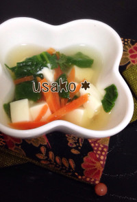 離乳食中期★豆腐のスープ