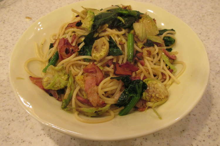 ふきのとうとベーコンのパスタ レシピ 作り方 By 永田町のシェフ クックパッド 簡単おいしいみんなのレシピが352万品