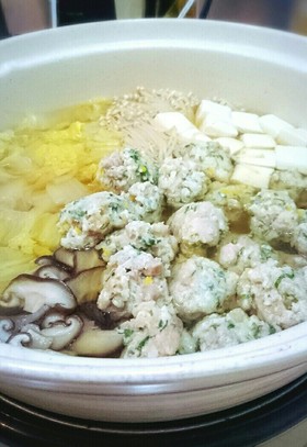 一度試してみて!鶏肉つみれが主役!