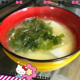 里芋の味噌汁〜♡(o˘◡˘o)♡の画像