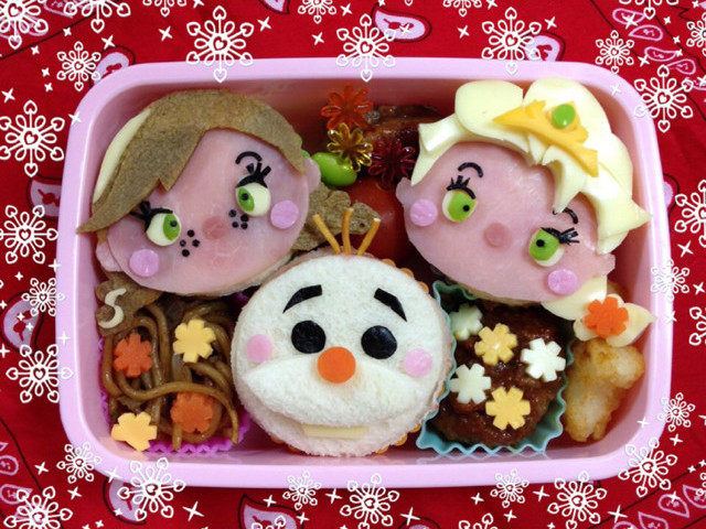 ツムツム アナと雪の女王 キャラ弁 レシピ 作り方 By 向日葵 桜 クックパッド 簡単おいしいみんなのレシピが357万品