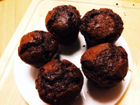 HMで混ぜるだけのチョコマフィン