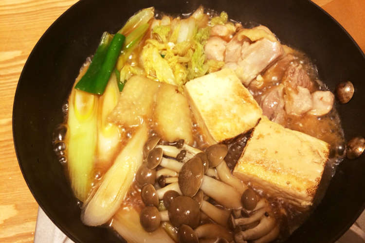 鶏すき焼き 絶品割り下 レシピ 作り方 By Ivory Snow クックパッド 簡単おいしいみんなのレシピが365万品