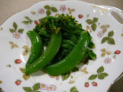 浜納豆で☆旬野菜のアーリオオーリオ風の写真