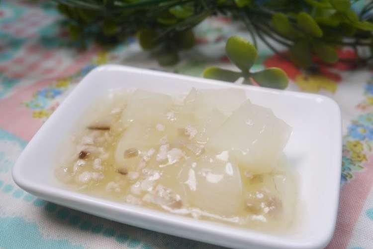 離乳食中期 ホロホロ大根鶏ミンチあんかけ レシピ 作り方 By 和の離乳食 中田馨 クックパッド 簡単おいしいみんなのレシピが373万品