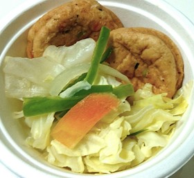 おでんの汁で作る★がんもどきと野菜の煮物