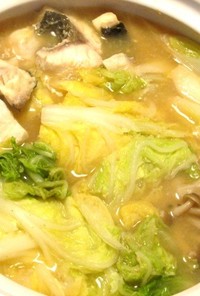 ボラの味噌生姜鍋