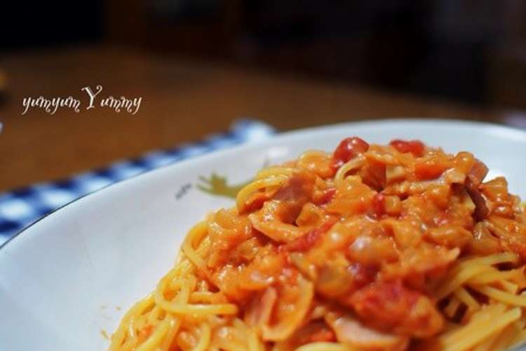 マスカルポーネのトマトクリームパスタ レシピ 作り方 By Yumyumヤミー クックパッド 簡単おいしいみんなのレシピが366万品