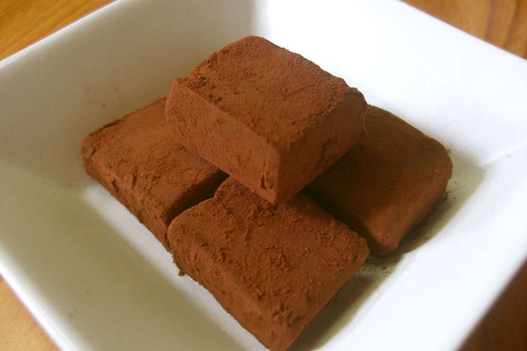 生チョコ 日本酒レーズン入り レシピ 作り方 By 峰村醸造 クックパッド 簡単おいしいみんなのレシピが360万品