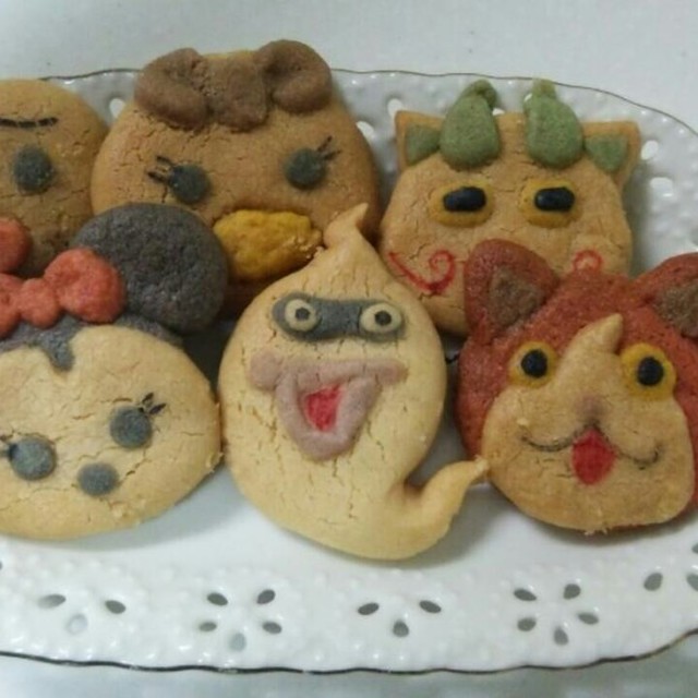 粘土クッキー 妖怪ウォッチ ツムツム レシピ 作り方 By Rinomiu クックパッド