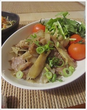 旨み☆牛肉とゴボウの甘辛炒め