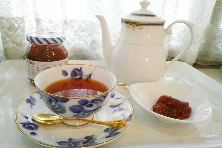 紅茶 苺ジャムの ほのかな甘み で レシピ 作り方 By Hirarinn クックパッド