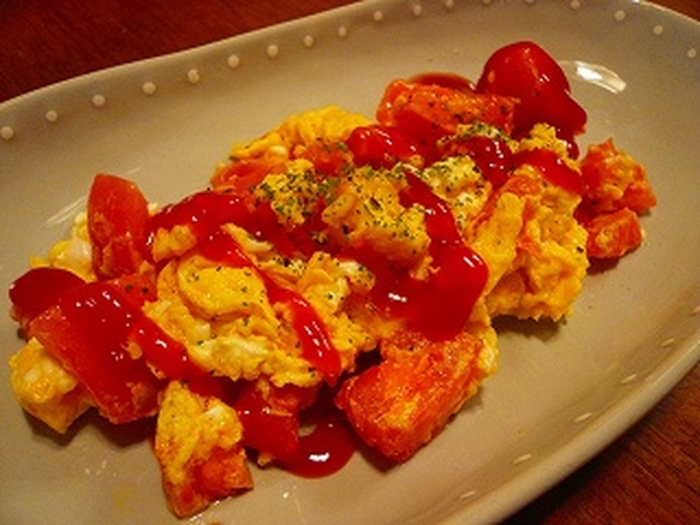 ﾄﾏﾄ嫌いのﾐﾎでも食べれるｵﾑﾚﾂ レシピ 作り方 By Ririring クックパッド 簡単おいしいみんなのレシピが357万品