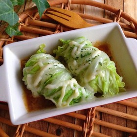 超簡単!レンジで!白菜のウインナー巻き
