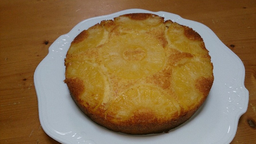 パイナップルアップサイドダウンケーキスラッシーのレシピ