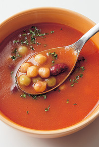 豆のトマトカレースープ