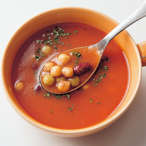 豆のトマトカレースープ