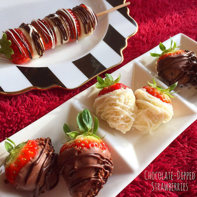 GODIVA風♡苺チョコレートディップの写真