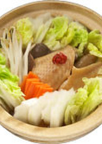 【冬野菜】コラーゲンたっぷり鍋 