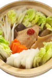 【冬野菜】コラーゲンたっぷり鍋 