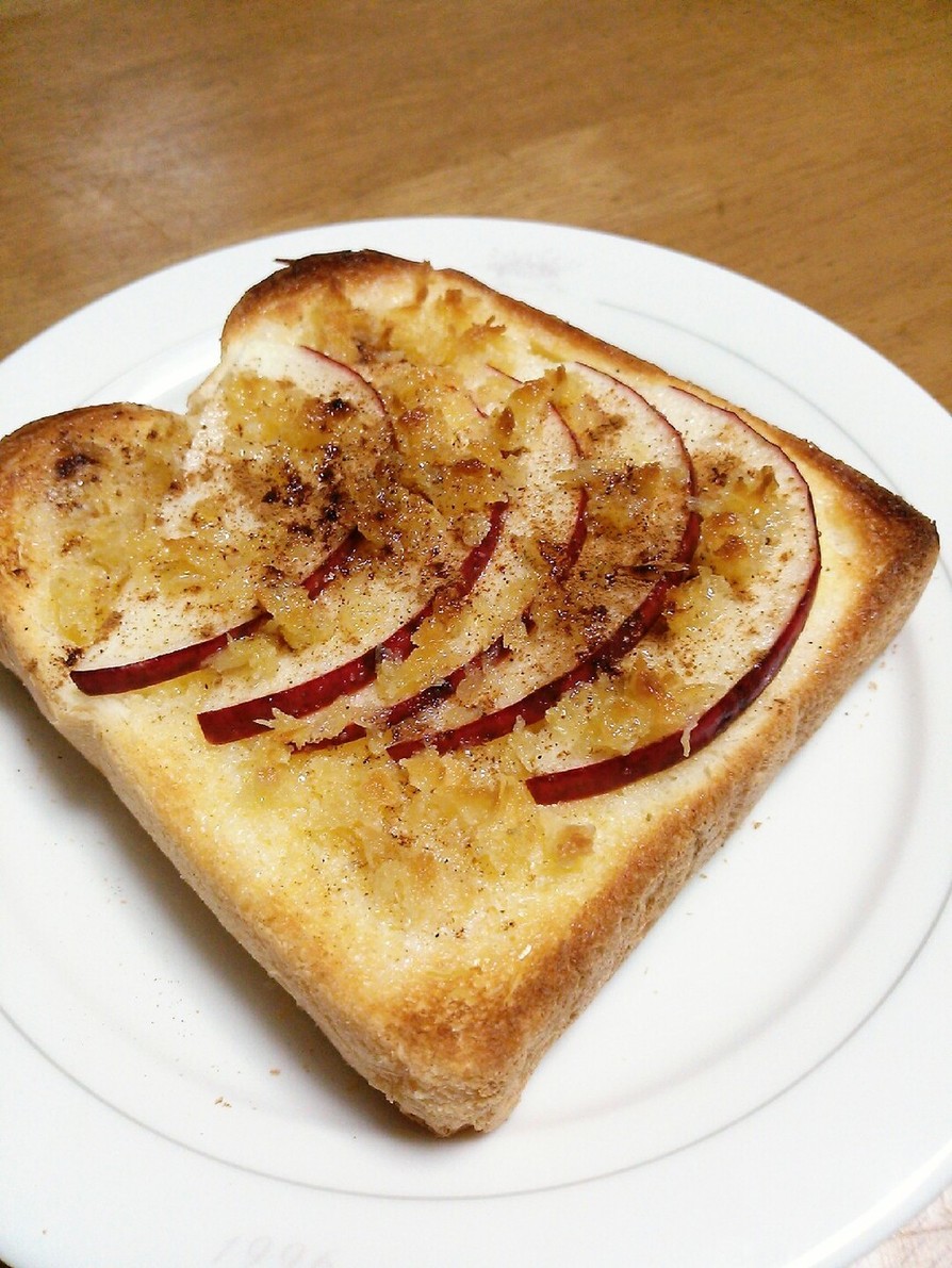 アップルパイみたい.*ﾟ林檎トースト♡の画像