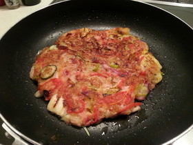 夜食に!明石焼き風ヘルシー野菜お好み焼き