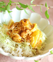 爽やか◎りんごまるごと疲労回復豚飯の写真