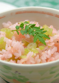土鍋炊き★桜海老と蕗の香りご飯