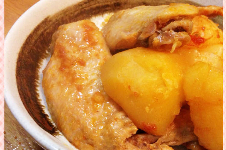 圧力鍋で 手羽先とじゃがいものトロッと煮 レシピ 作り方 By Maoキッチン クックパッド