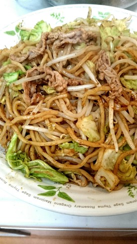 オイスターソースで焼そば★野菜いっぱい★