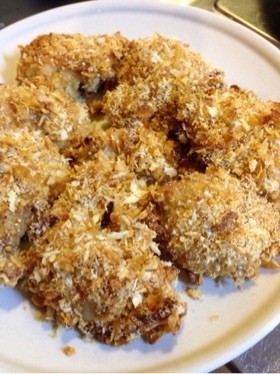鶏肉のコーンフレーク焼き