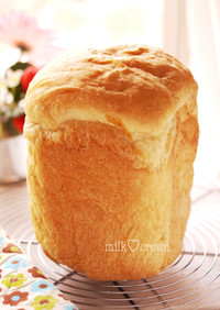 釜のび抜群♬HBで作るパン屋さんの食パン