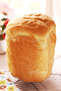 釜のび抜群♬HBで作るパン屋さんの食パン