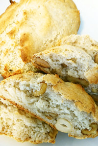 発酵、捏ねなしの米粉簡単パン