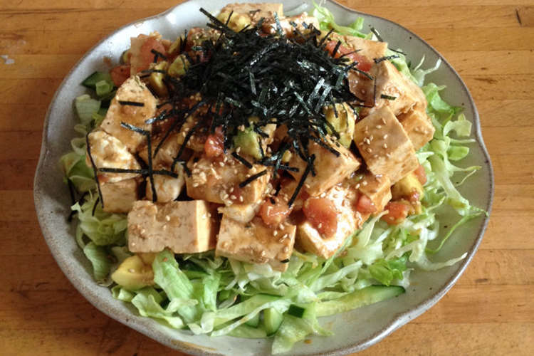 居酒屋風 豆腐とアボカドのサラダ レシピ 作り方 By ラターシュ クックパッド 簡単おいしいみんなのレシピが352万品
