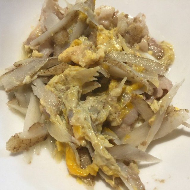 犬ごはん 豚肉の柳川風丼 レシピ 作り方 By 食いしん坊よしえ クックパッド 簡単おいしいみんなのレシピが349万品