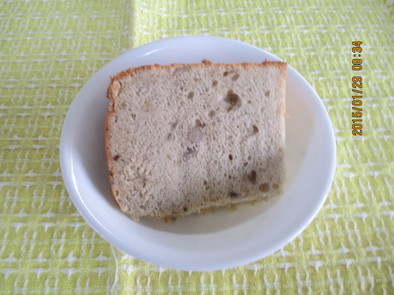 米粉のバナナシフォンケーキの写真