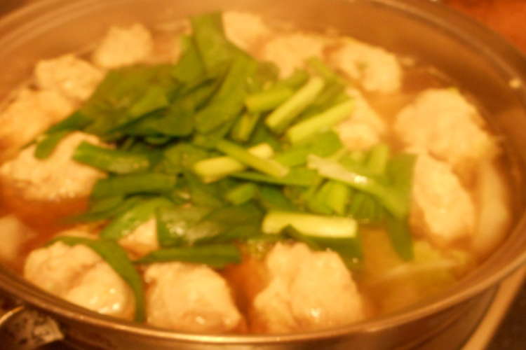 ショウガを効かせた鶏肉団子のニラ鍋 レシピ 作り方 By ショコラ009 クックパッド 簡単おいしいみんなのレシピが352万品