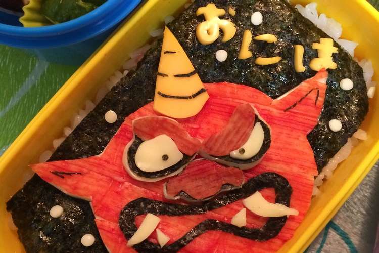妖怪ウォッチ 赤鬼 キャラ弁 レシピ 作り方 By みみたぶぅ クックパッド 簡単おいしいみんなのレシピが361万品