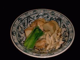 オイスターソースで...鶏と里芋の煮物