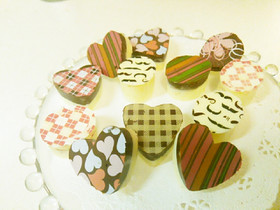 ♡バレンタインに♡転写シートで生チョコ♡