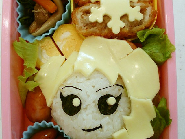 アナと雪の女王のエルサ キャラ弁 レシピ 作り方 By キャラ弁さおり クックパッド 簡単おいしいみんなのレシピが360万品