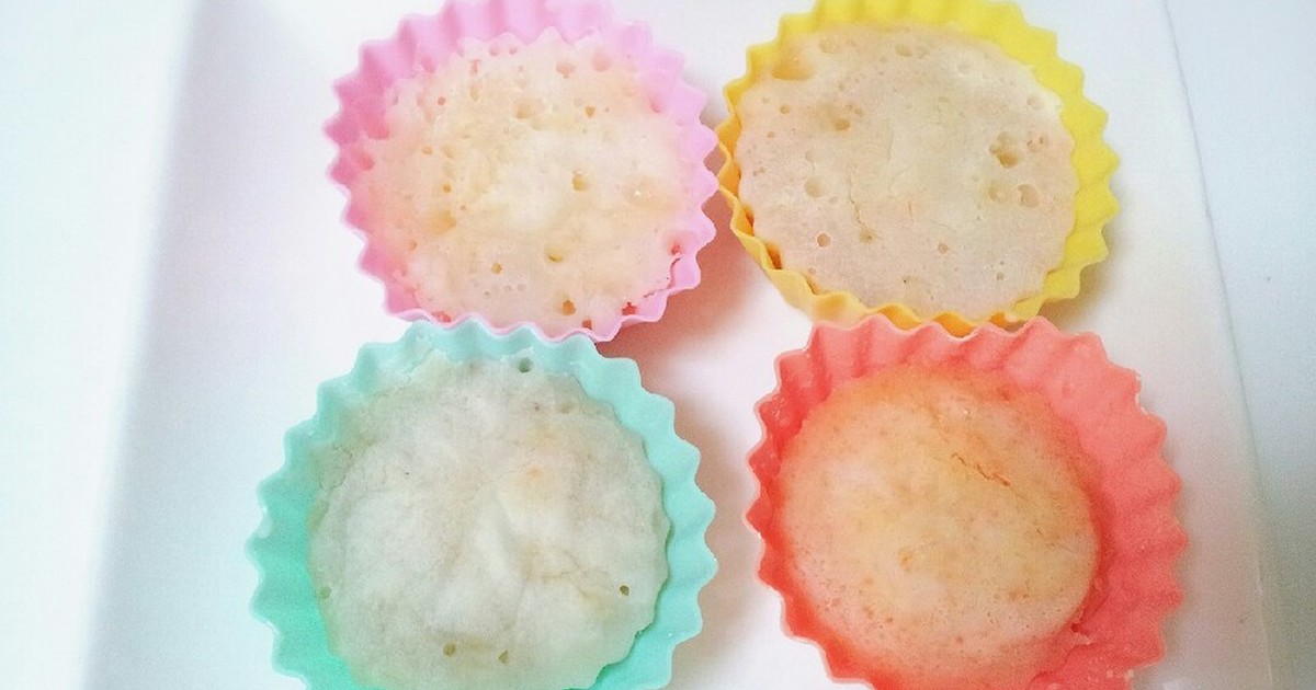 レンジで離乳食 卵不使用 米粉で蒸しパン レシピ 作り方 By うらたんmama クックパッド 簡単おいしいみんなのレシピが360万品